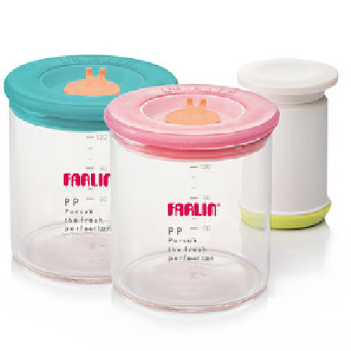 Farlin Pp vacuum Storage Canister 1 Bar 2 Canisters 220 Ml